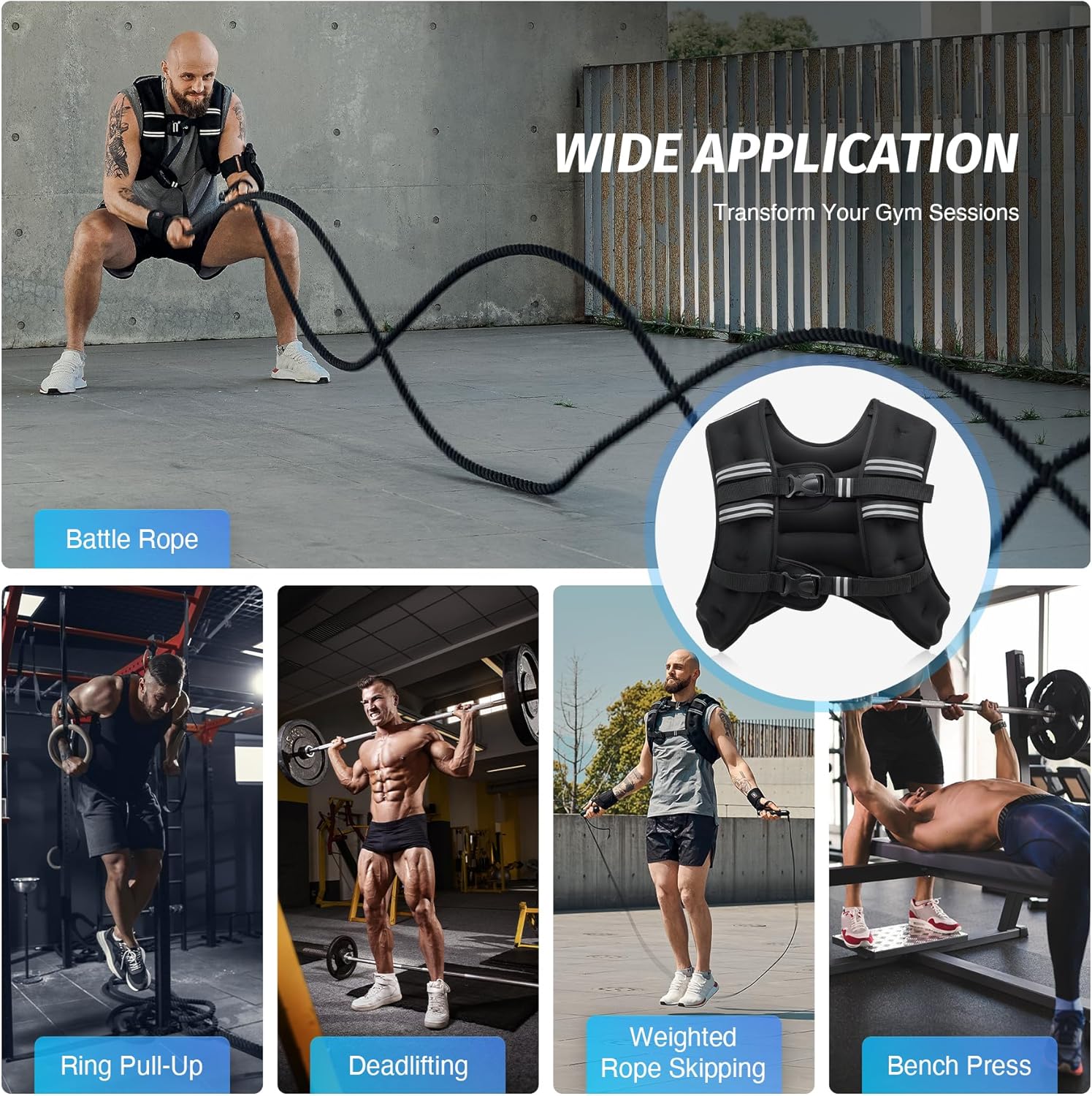 ZELUS Weighted Vest: Infographics