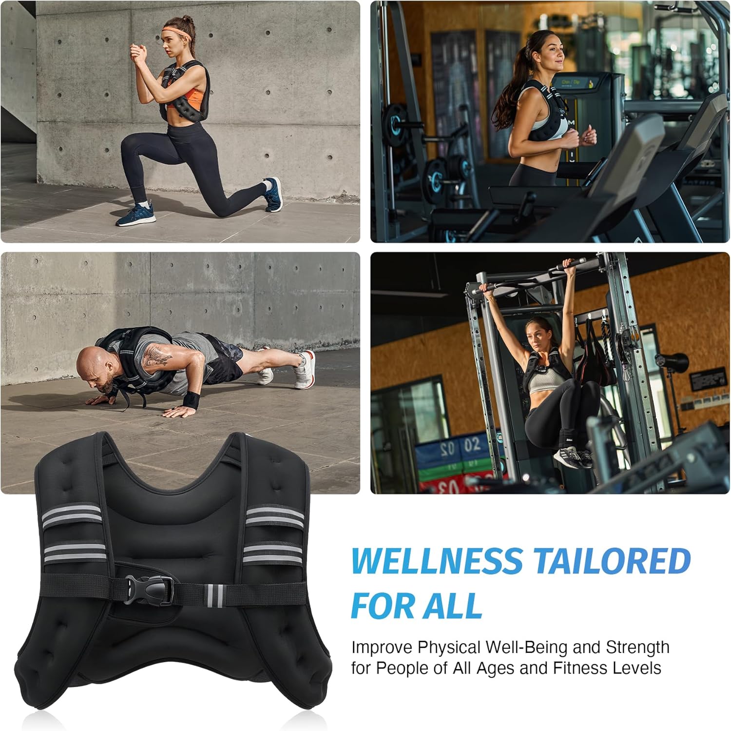 ZELUS Weighted Vest: Infographics