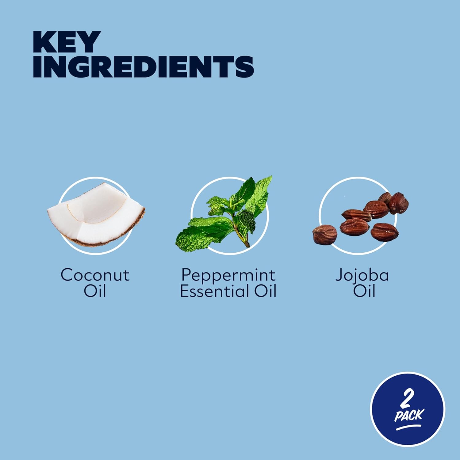 Highlights the key natural ingredients used in the product to appeal to consumers looking for natural skincare solutions.