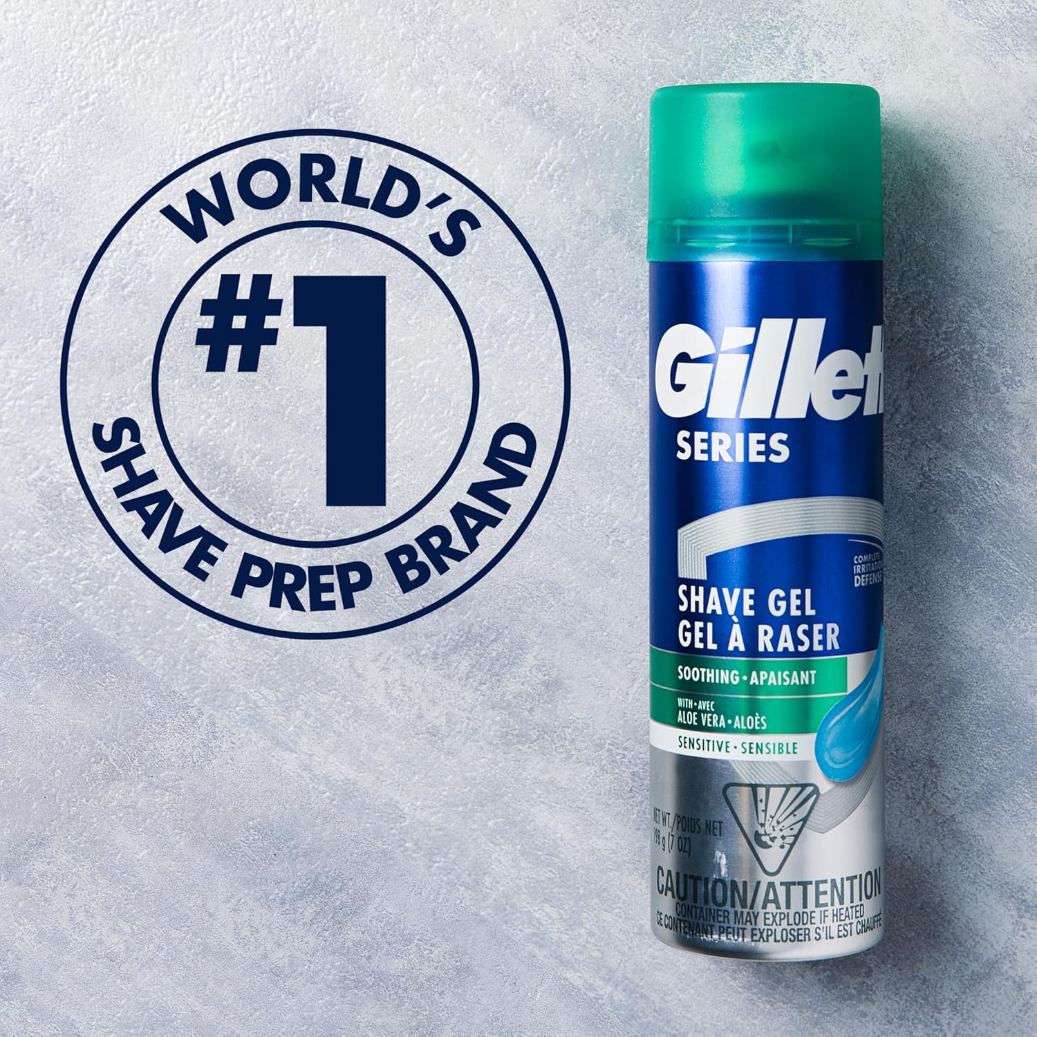 Establishes Gillette as the market leader in shaving products, building trust and credibility with shoppers. Highlights the product's soothing properties for sensitive skin, appealing to customers…