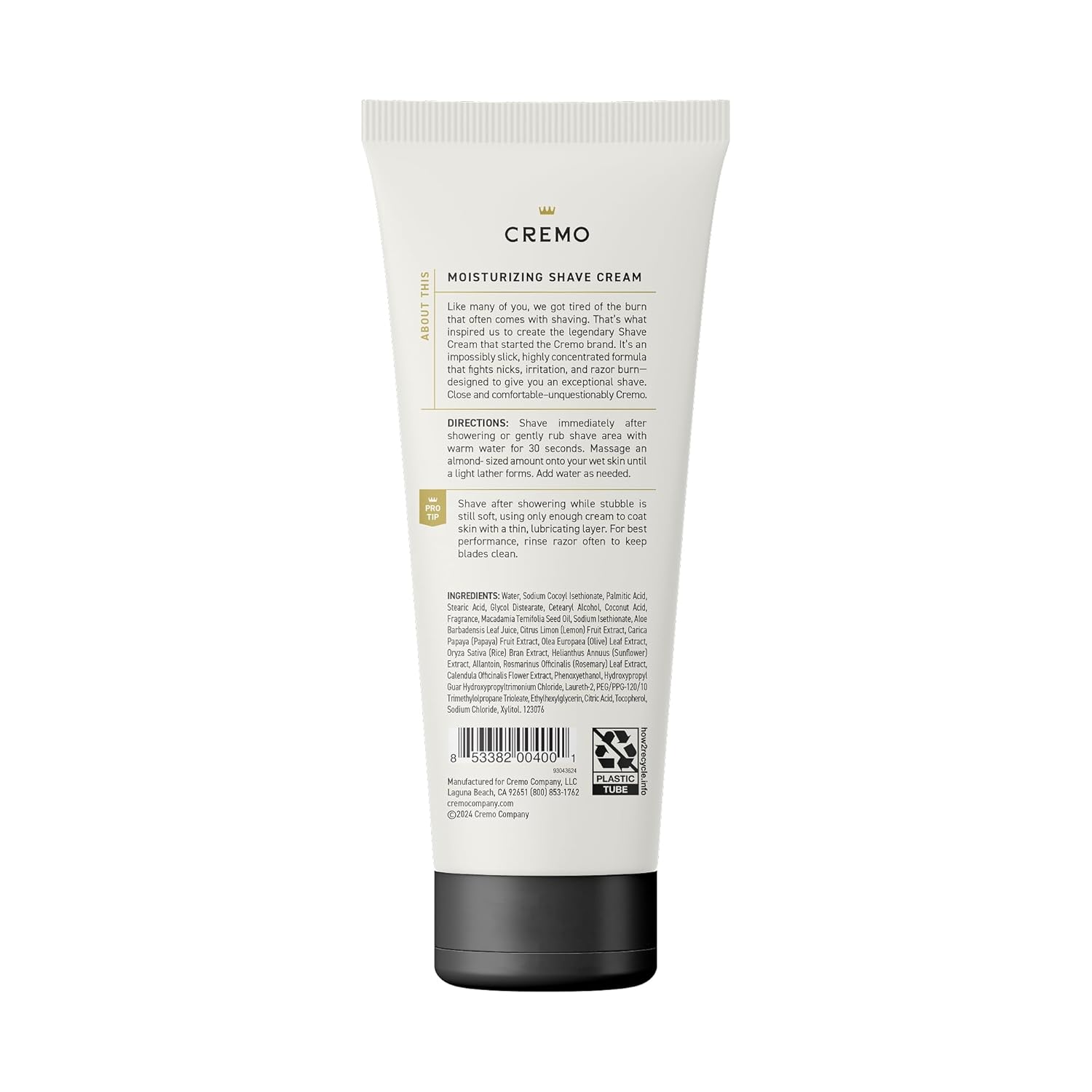 Provides clear directions on how to properly use the shaving cream for best results.