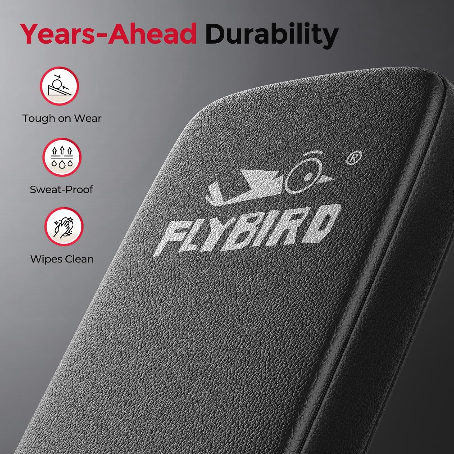 Highlights multiple durability features of the product to reassure customers about its long-lasting quality and ease of maintenance.