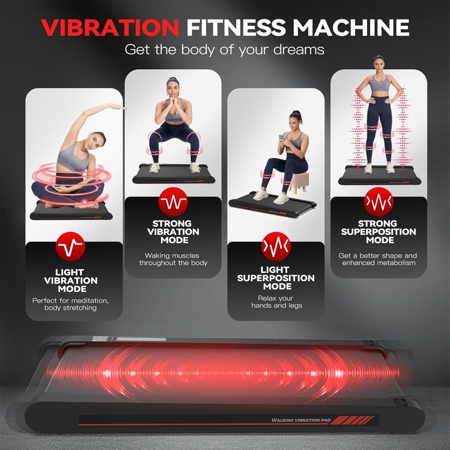 Sperax Walking Treadmill Pad with APP: Infographics
