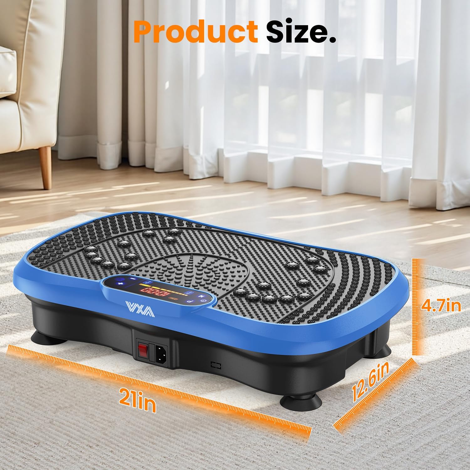 Clearly communicates the exact dimensions of the product to help shoppers understand its size and fit in their space.