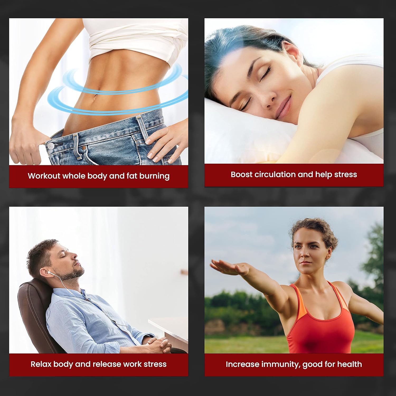EILISON FitMaxx 3D XL Vibration Plate Exercise Machine: Infographics