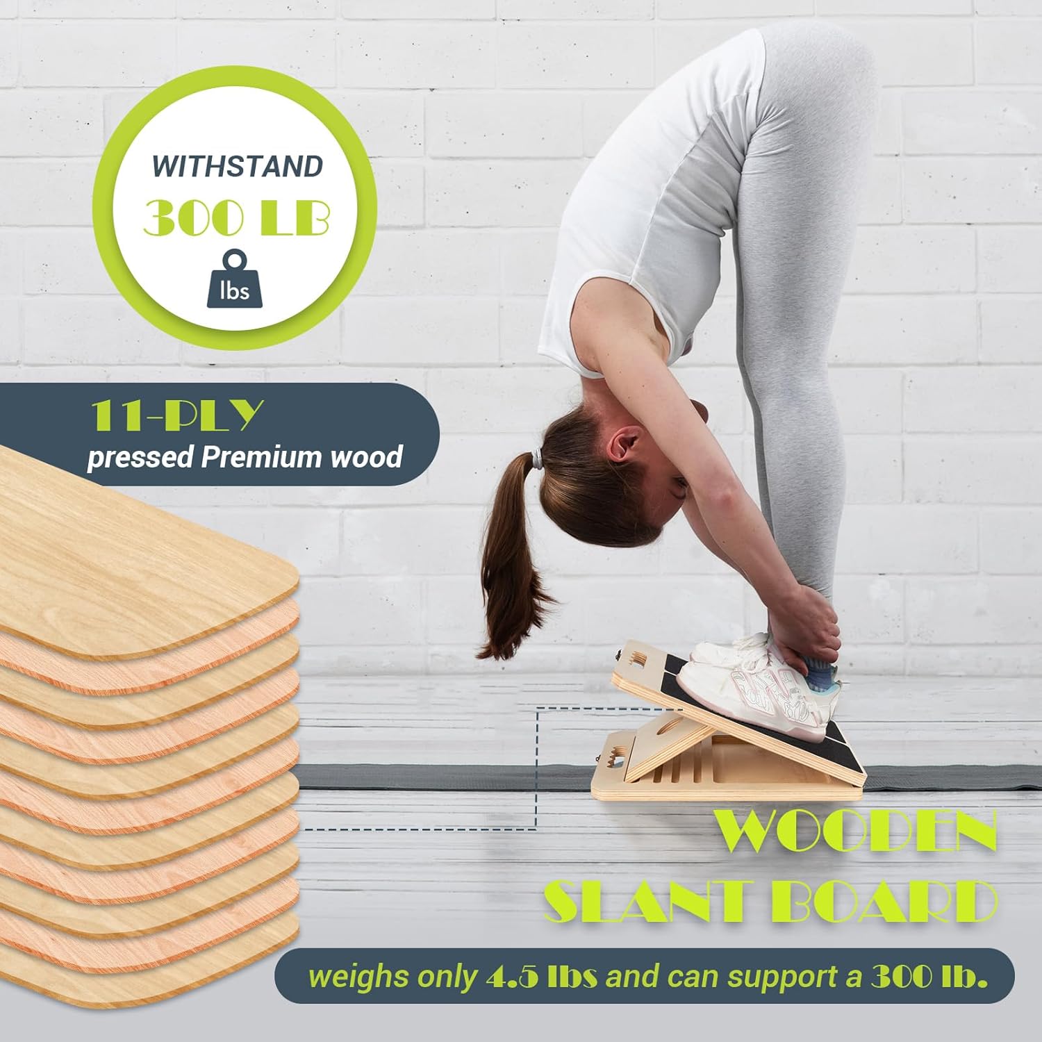 Highlights the product's strength, lightweight design, and high-quality construction to appeal to fitness enthusiasts looking for reliable equipment.