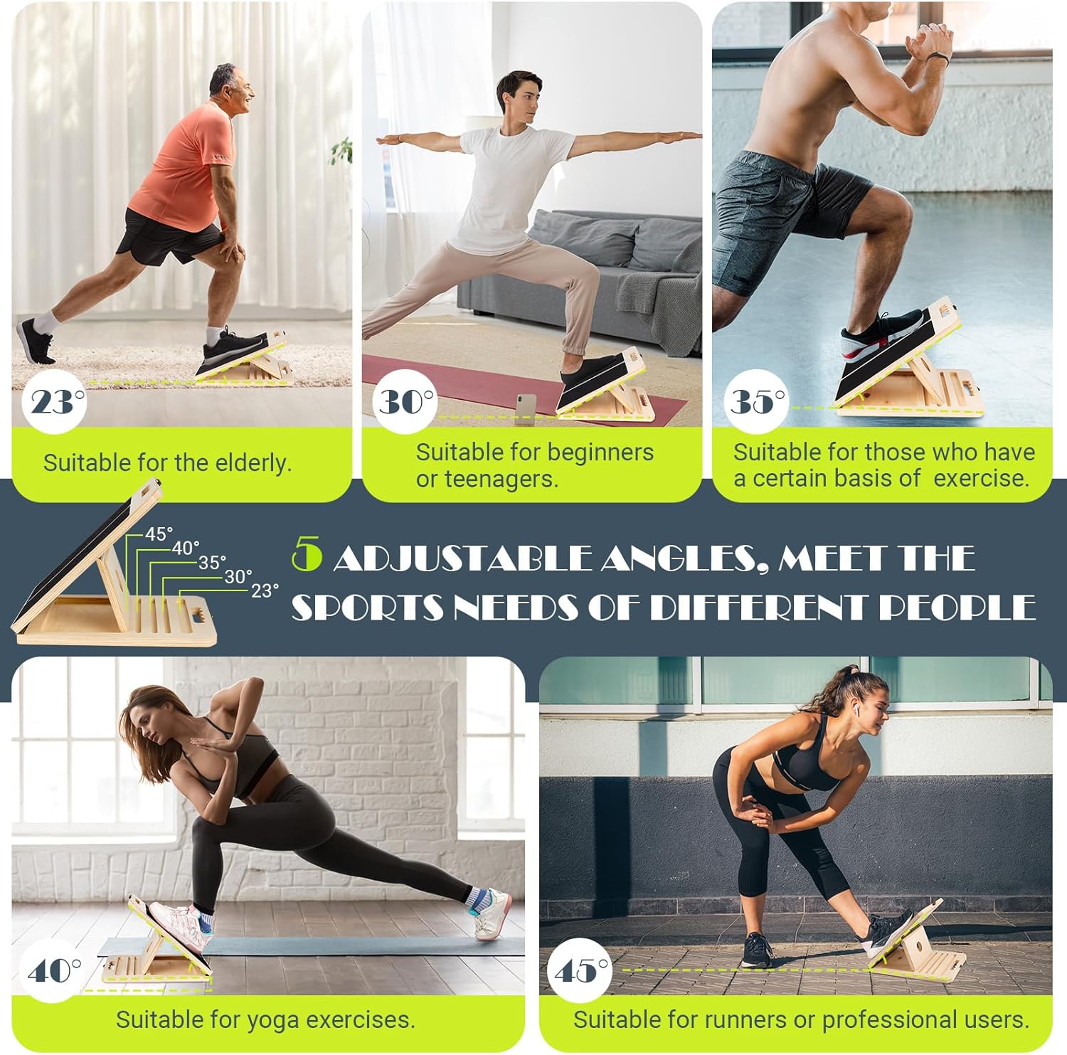 Slant Board for Calf Stretching: Infographics