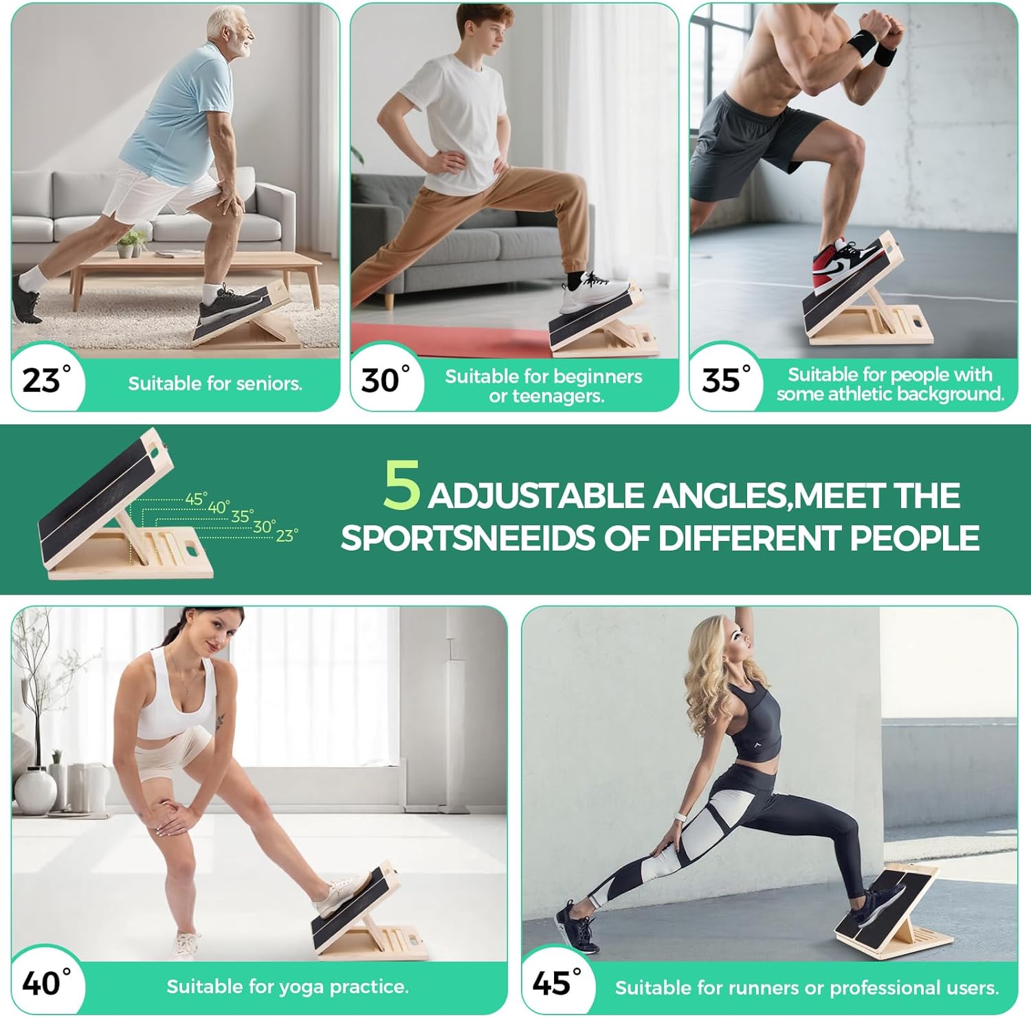Slant Board for Calf Stretching: Infographics