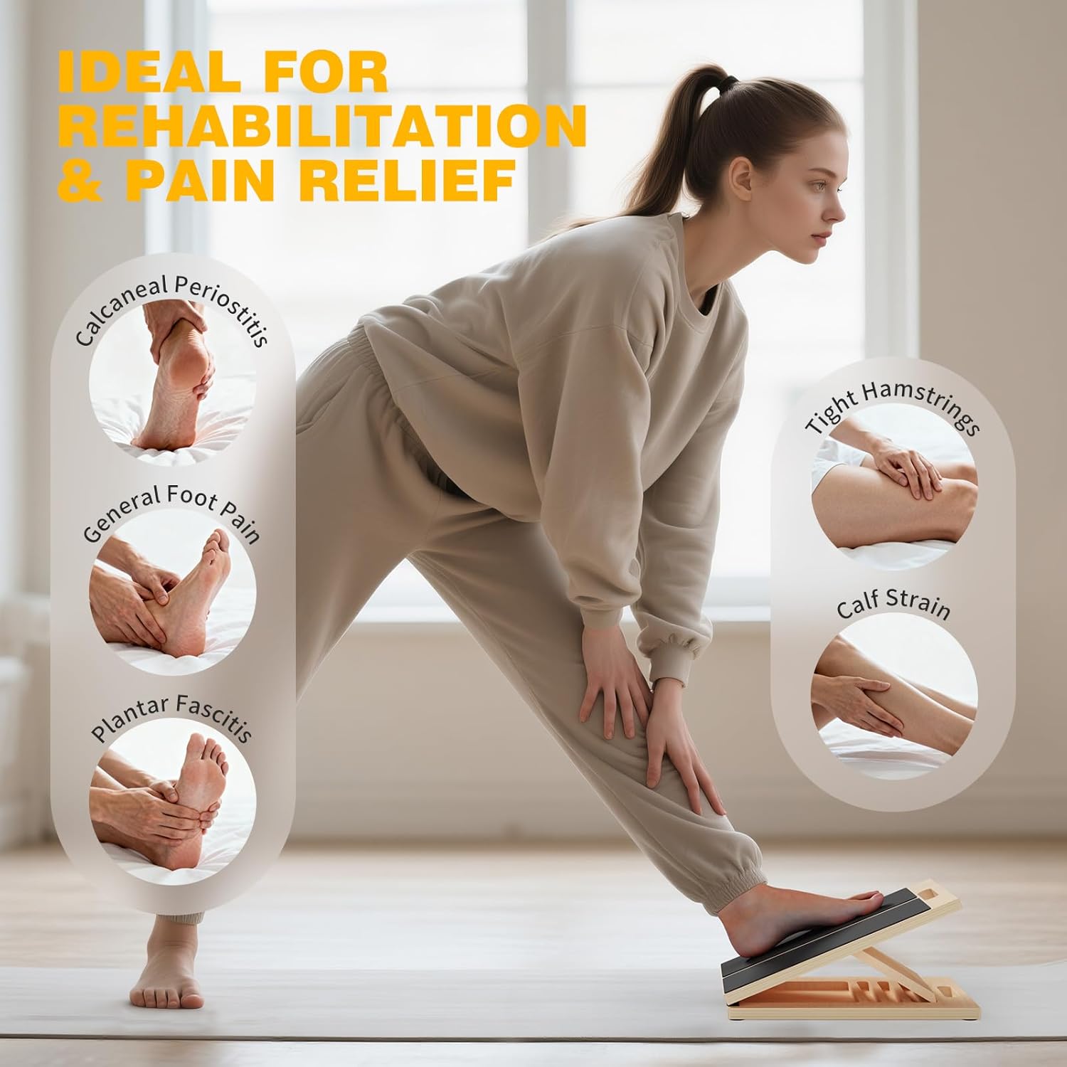 Slant Board for Calf Stretching: Infographics