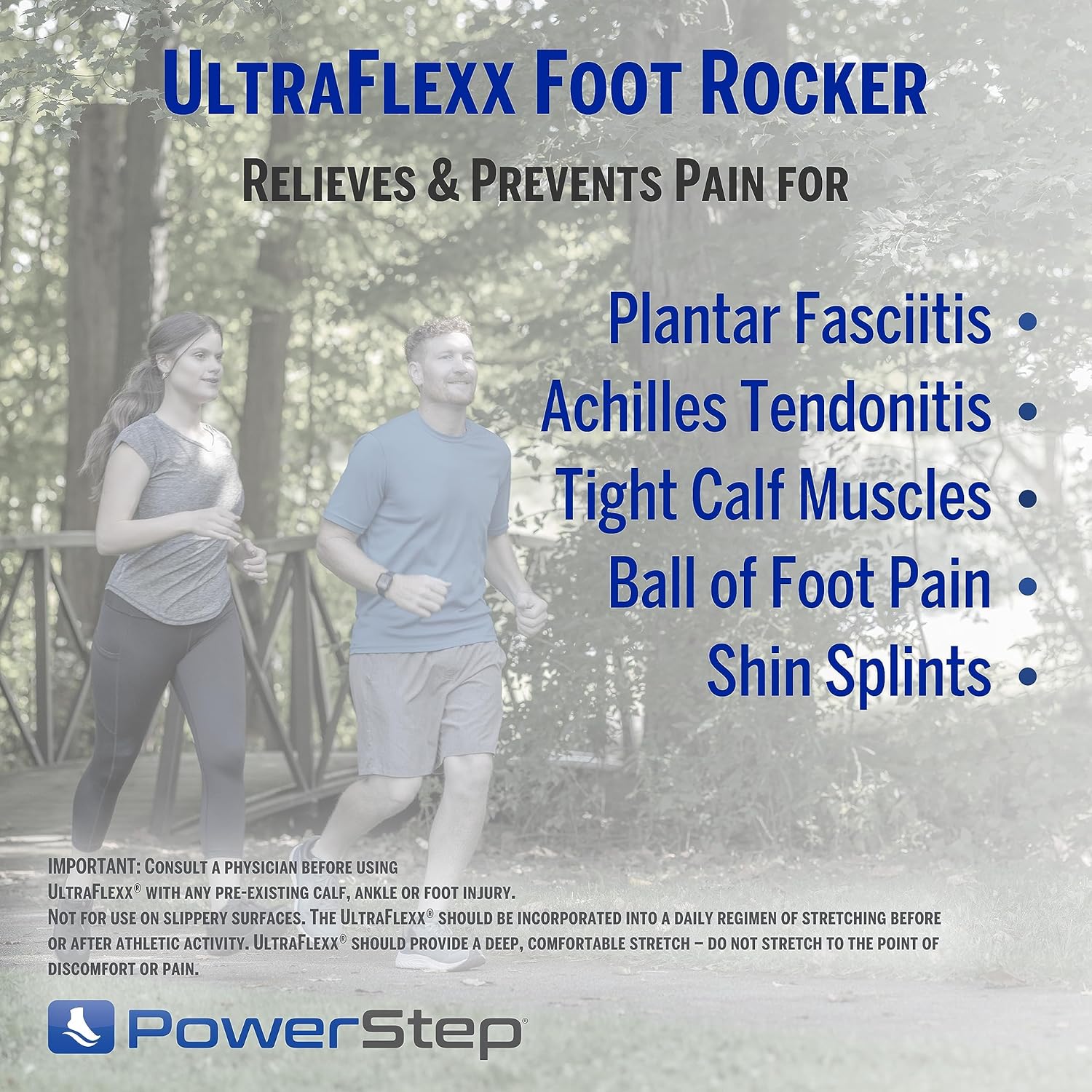 Highlights the product's ability to relieve and prevent pain for various foot and leg conditions, demonstrating its versatility and effectiveness.
