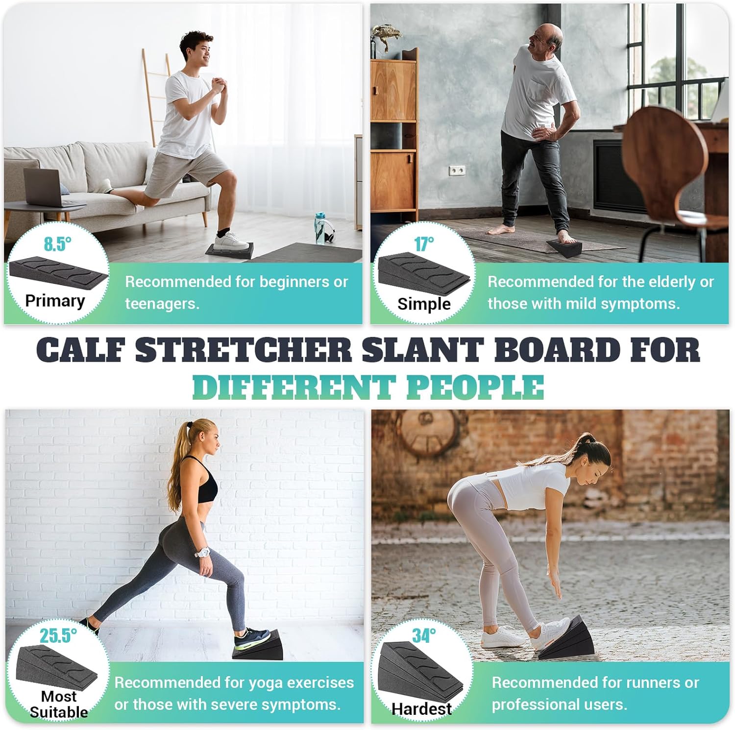 Slant Board for Calf Stretching: Infographics