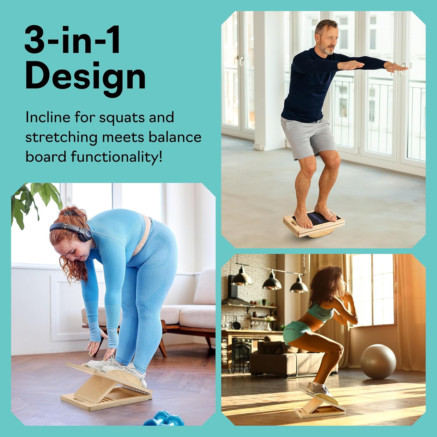 Slant Board with 6 Incline Angles: Infographics