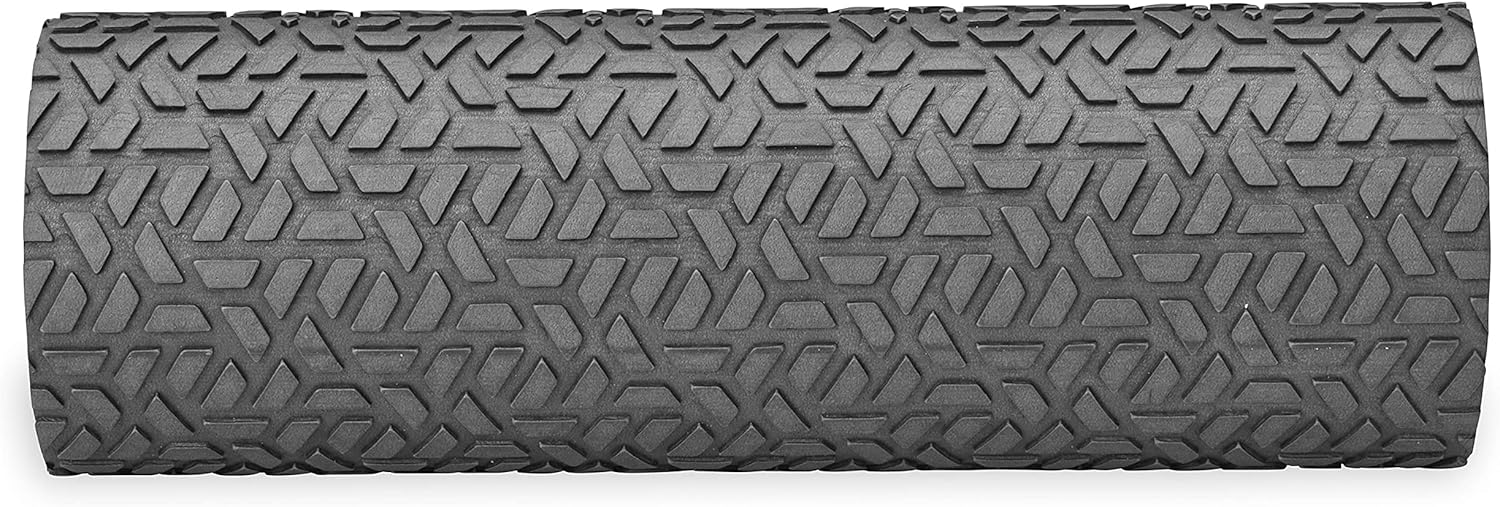 Highlights the product's unique textured surface pattern, likely to emphasize grip or traction capabilities.