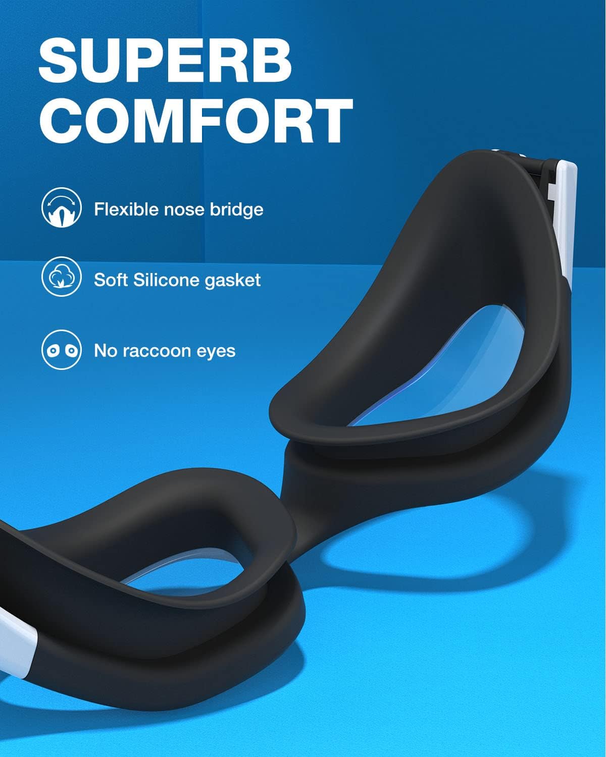 Highlights multiple comfort-enhancing features of the product to reassure customers about its superior fit and wearability.