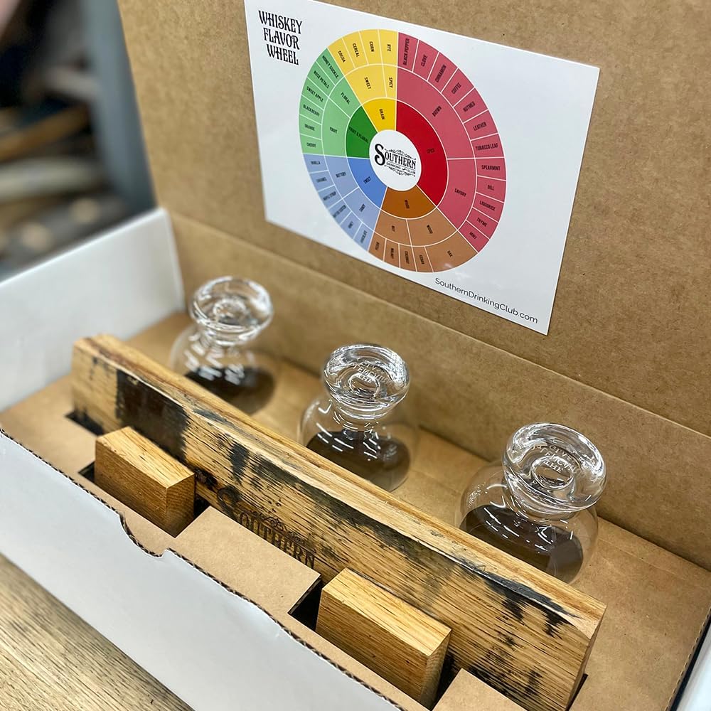 Whiskey Flight Board with Tasting Glasses: Lifestyle Secondary Images