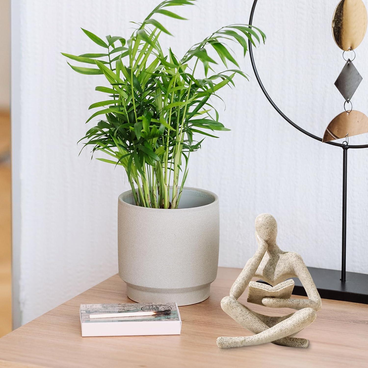 Shows the product in a real-world context to demonstrate how it enhances home decor and creates a calming atmosphere.