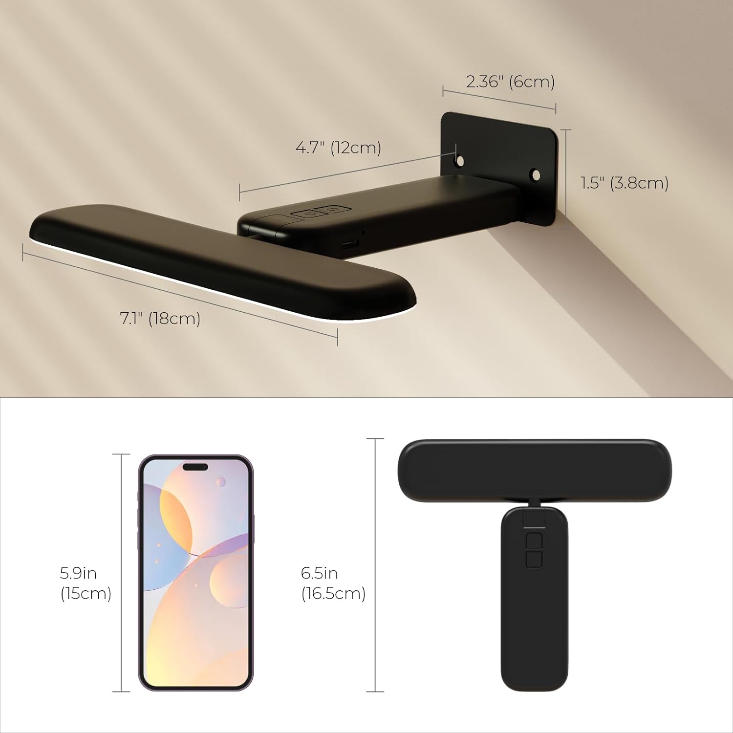 Provides exact measurements of the product to help customers understand its size and how it will fit in their space.