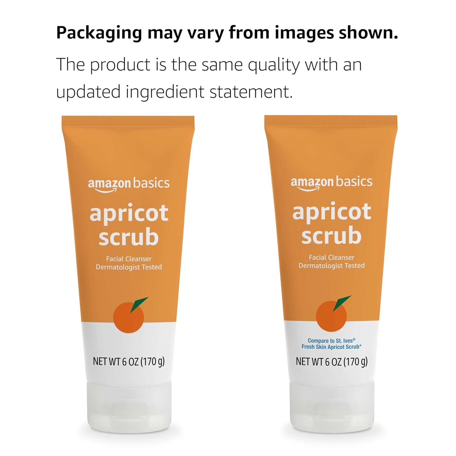 Informs customers that the product formula has been updated, reassuring them about product quality and safety. Suggests the product is similar to a well-known brand, potentially influencing…