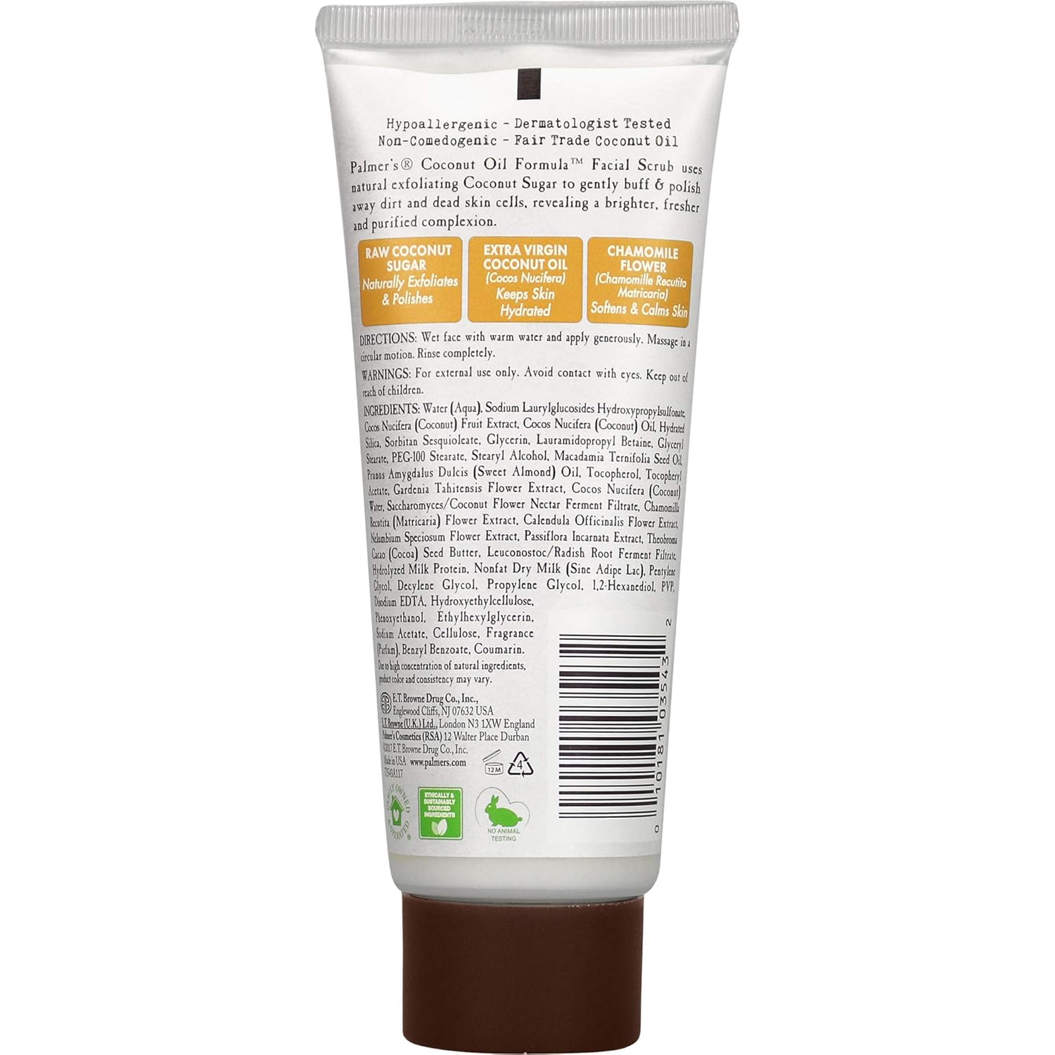 Palmer's Coconut Oil Formula Coconut Sugar Facial Scrub Exfoliator: Infographics