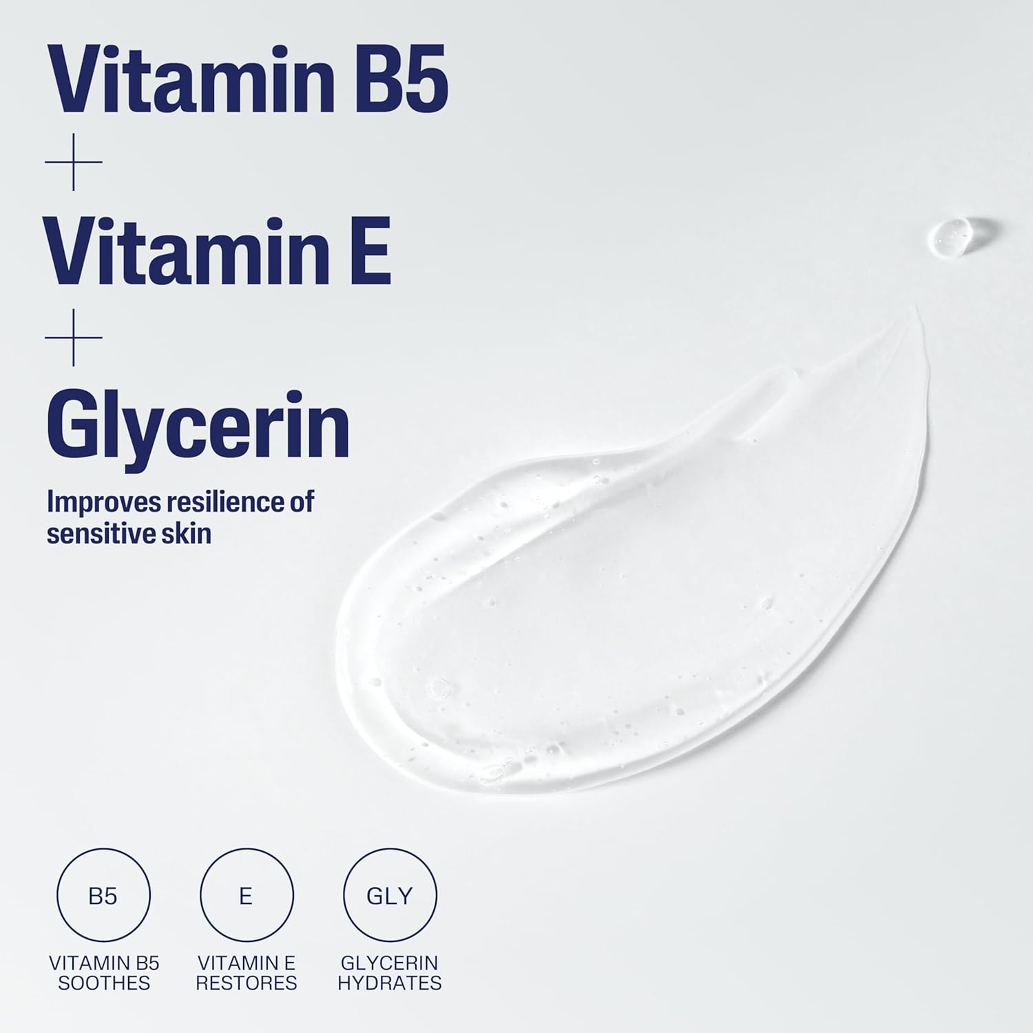 Highlights the key ingredients and their benefits for skin care, emphasizing how they work together to improve skin health and resilience.