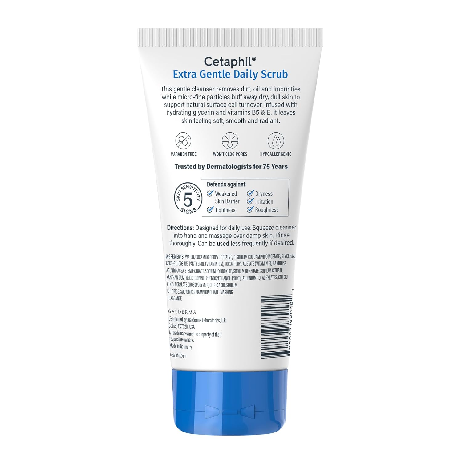 Cetaphil Exfoliating Face Wash: Infographics