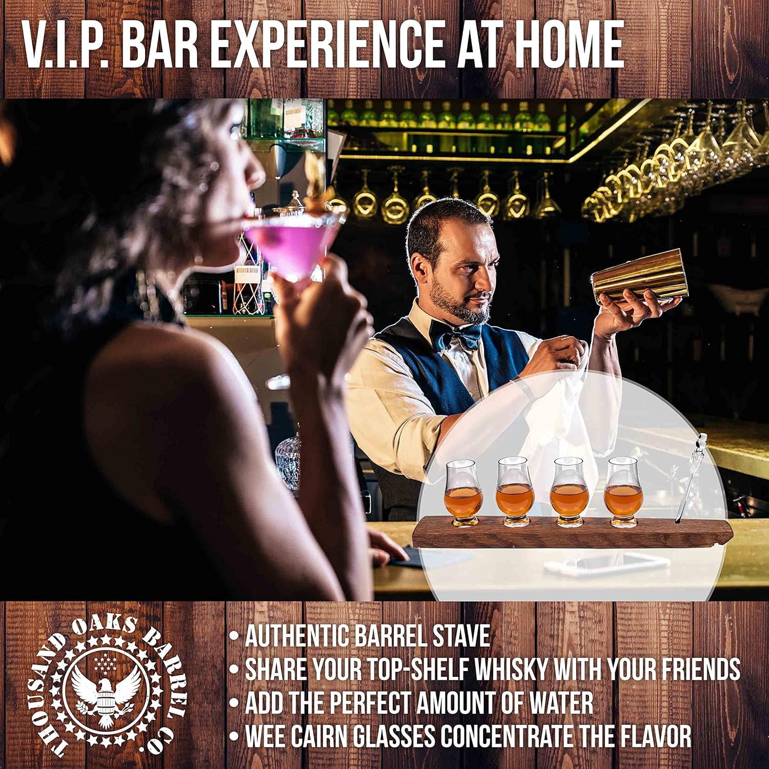 The Wee Glencairn Whiskey Flight Stave: Infographics