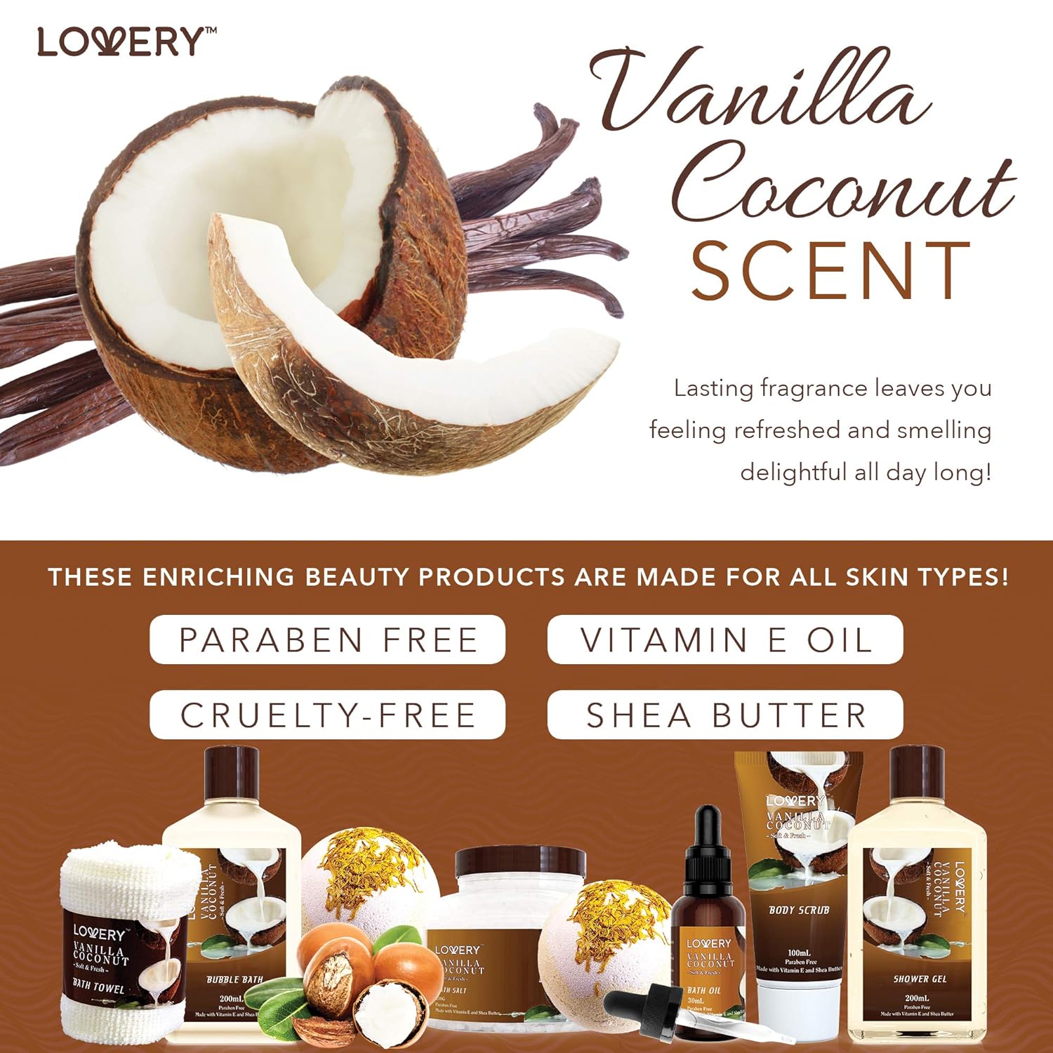 Highlights multiple beneficial features of the product line to appeal to health-conscious and ethical consumers. Emphasizes the specific fragrance of the product line to attract customers who enjoy…