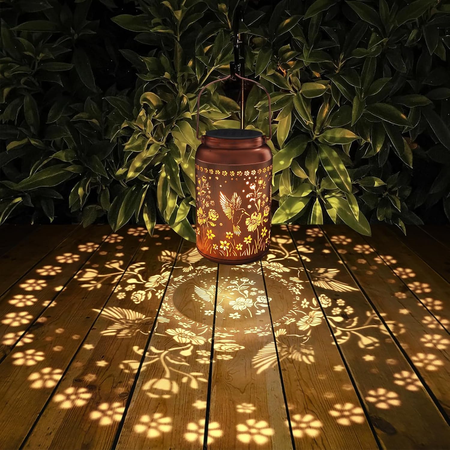 Solar Lanterns Outdoor Waterproof Hummingbird Garden Decor Gifts for Women Mom Grandma…: Infographics