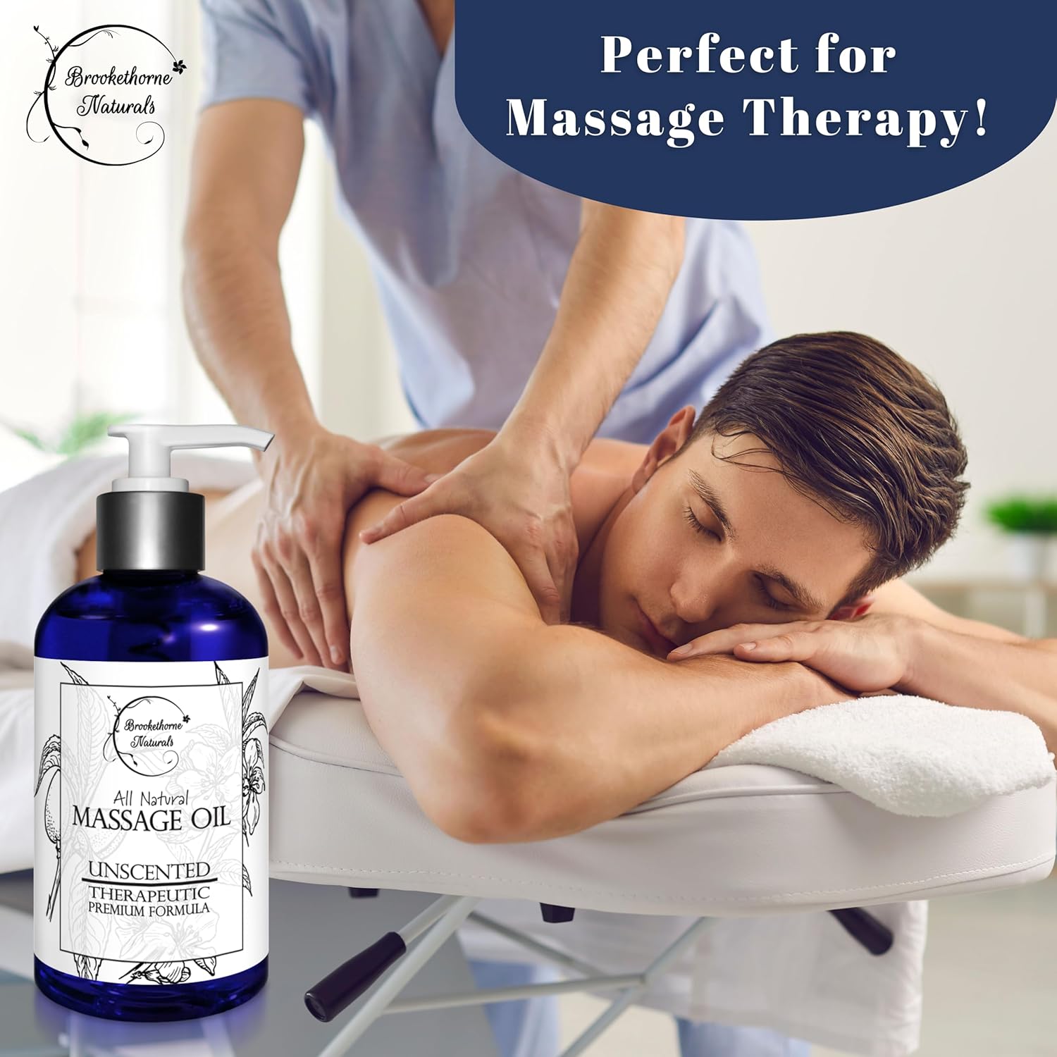 Unscented Massage Oil for Massage Therapy: Infographics