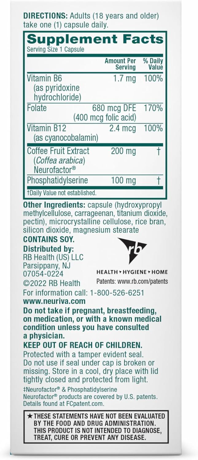 Provides detailed nutritional information and ingredient list to inform customers about the product's composition and dosage.