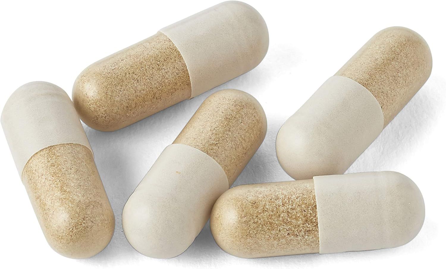 Shows the actual capsules or pills included in the supplement product, giving customers a clear view of what they will receive.