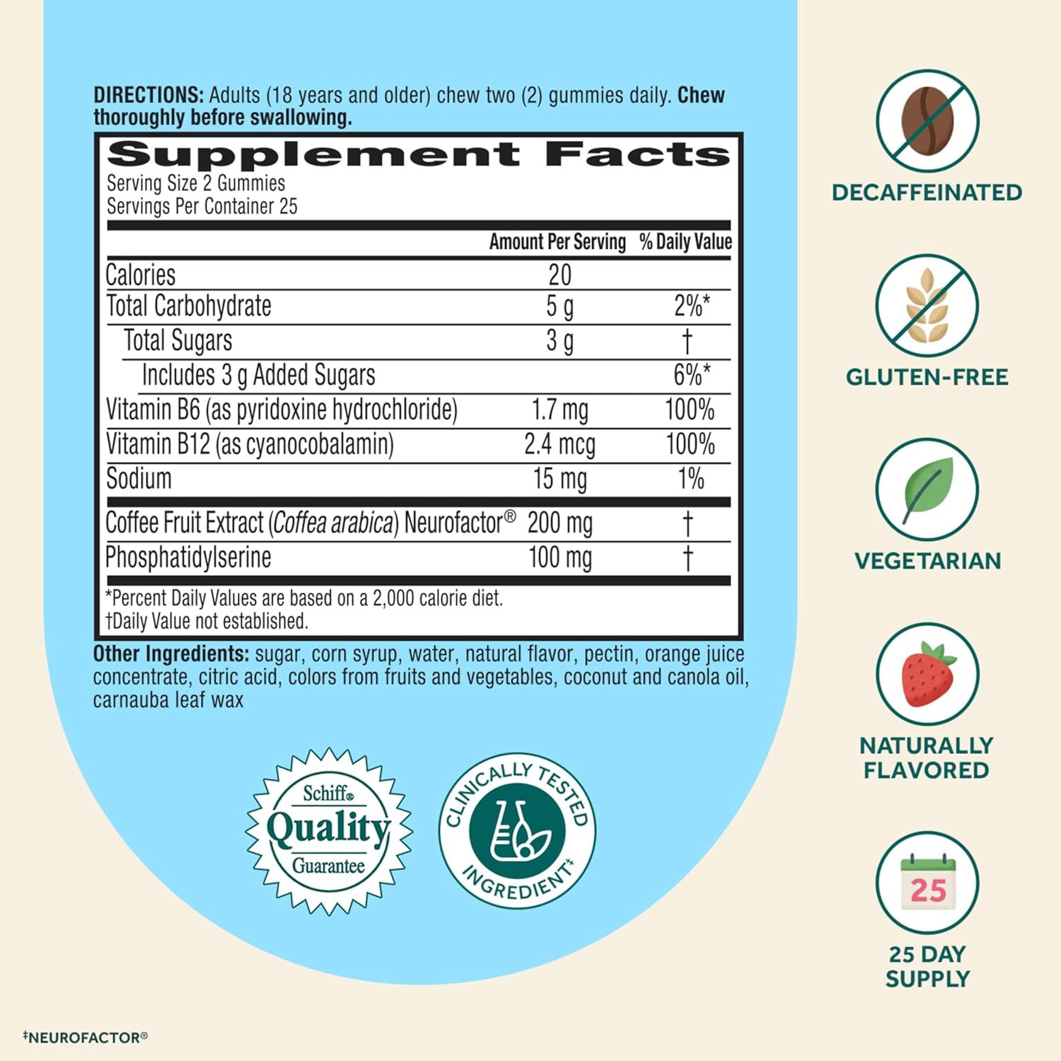 Highlights key dietary and safety features to reassure consumers about product compatibility with various dietary needs and preferences. Provides detailed nutritional information and ingredient…