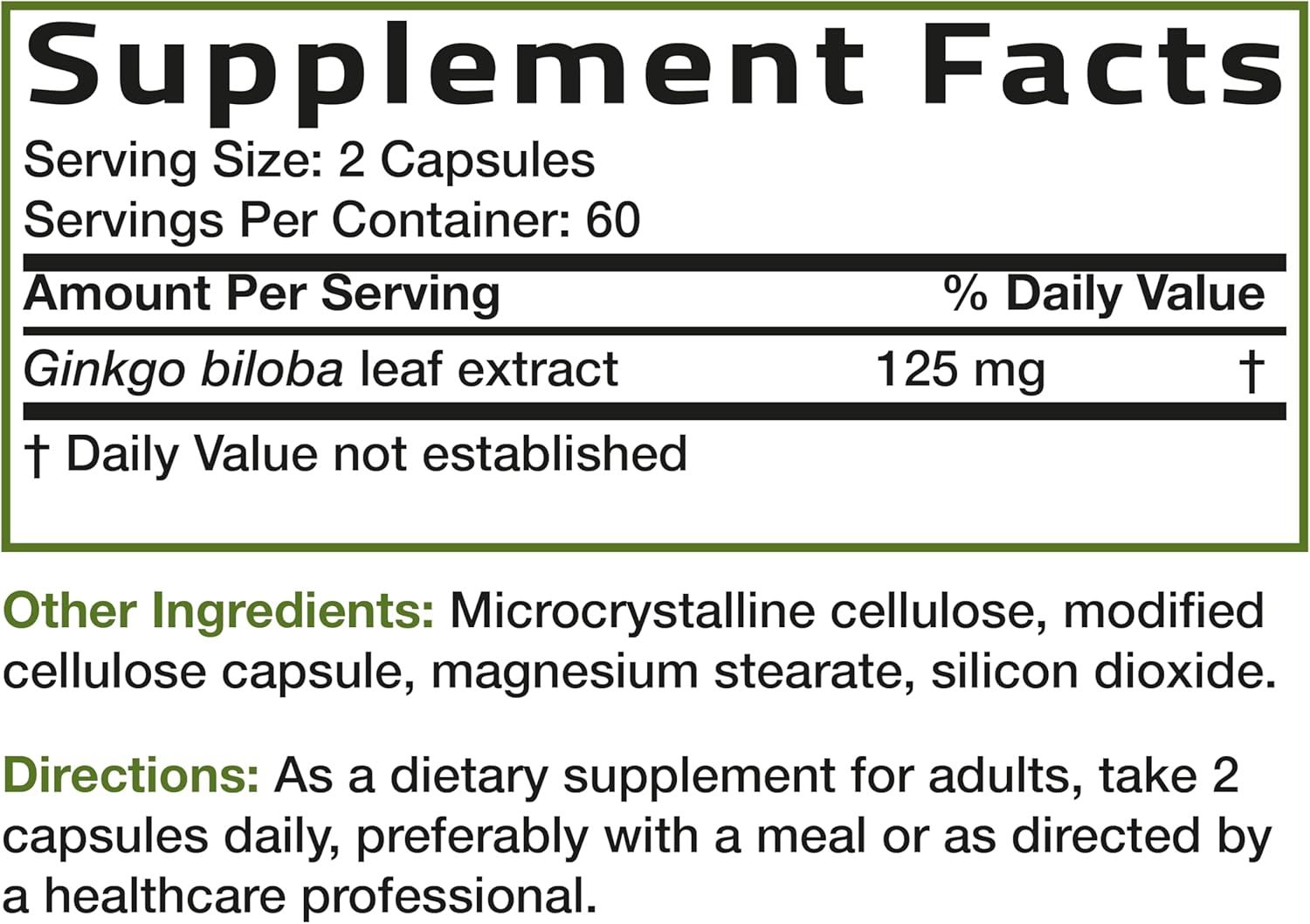 Provides clear information on the product's dosage and quantity to help customers understand usage and value.