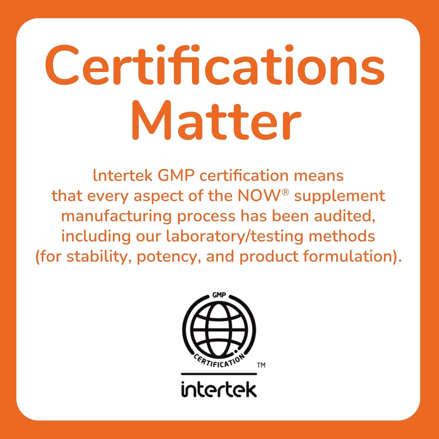 Highlights the product's GMP certification to reassure customers about the quality and safety of the manufacturing process.