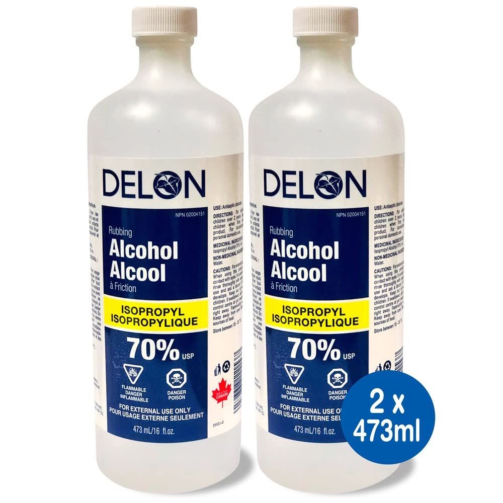 Shows the customer they will receive two bottles of rubbing alcohol in this purchase, clarifying the quantity included.