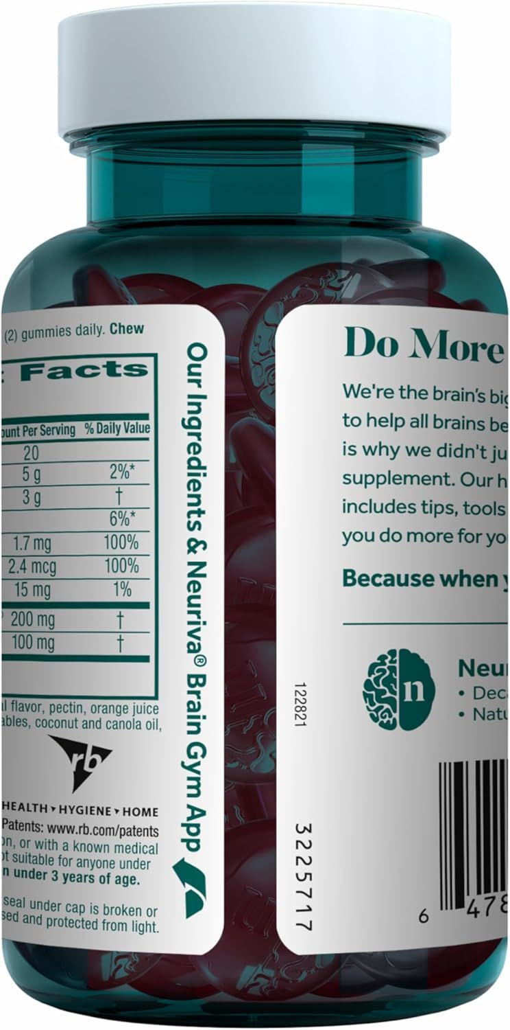 Shows the physical product bottle with visible gummies inside to give shoppers a clear view of what they will receive and the product's appearance.
