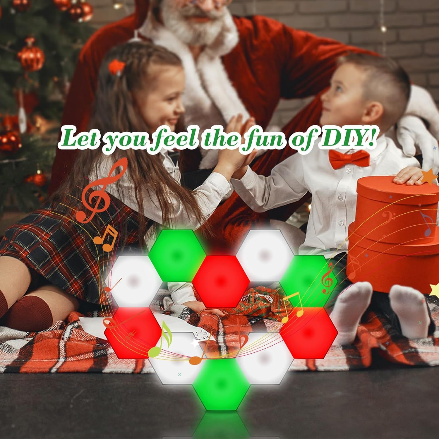 Positions the product as a fun DIY Christmas gift or holiday activity, creating emotional relevance for seasonal shoppers. Demonstrates the product can be used as an interactive DIY activity for…