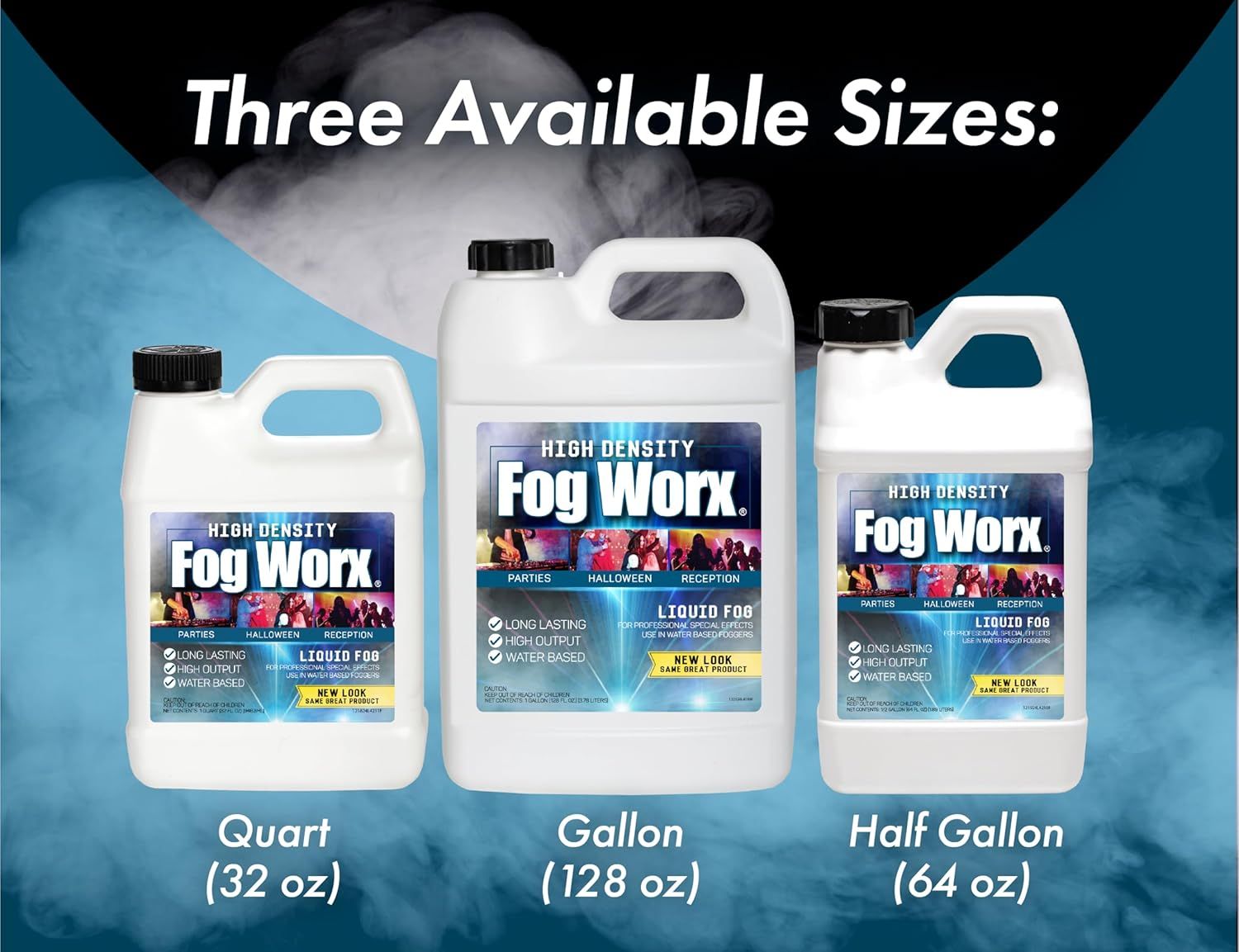 Helps shoppers choose the right size option by showing all three available sizes side-by-side with clear volume measurements to match their needs.