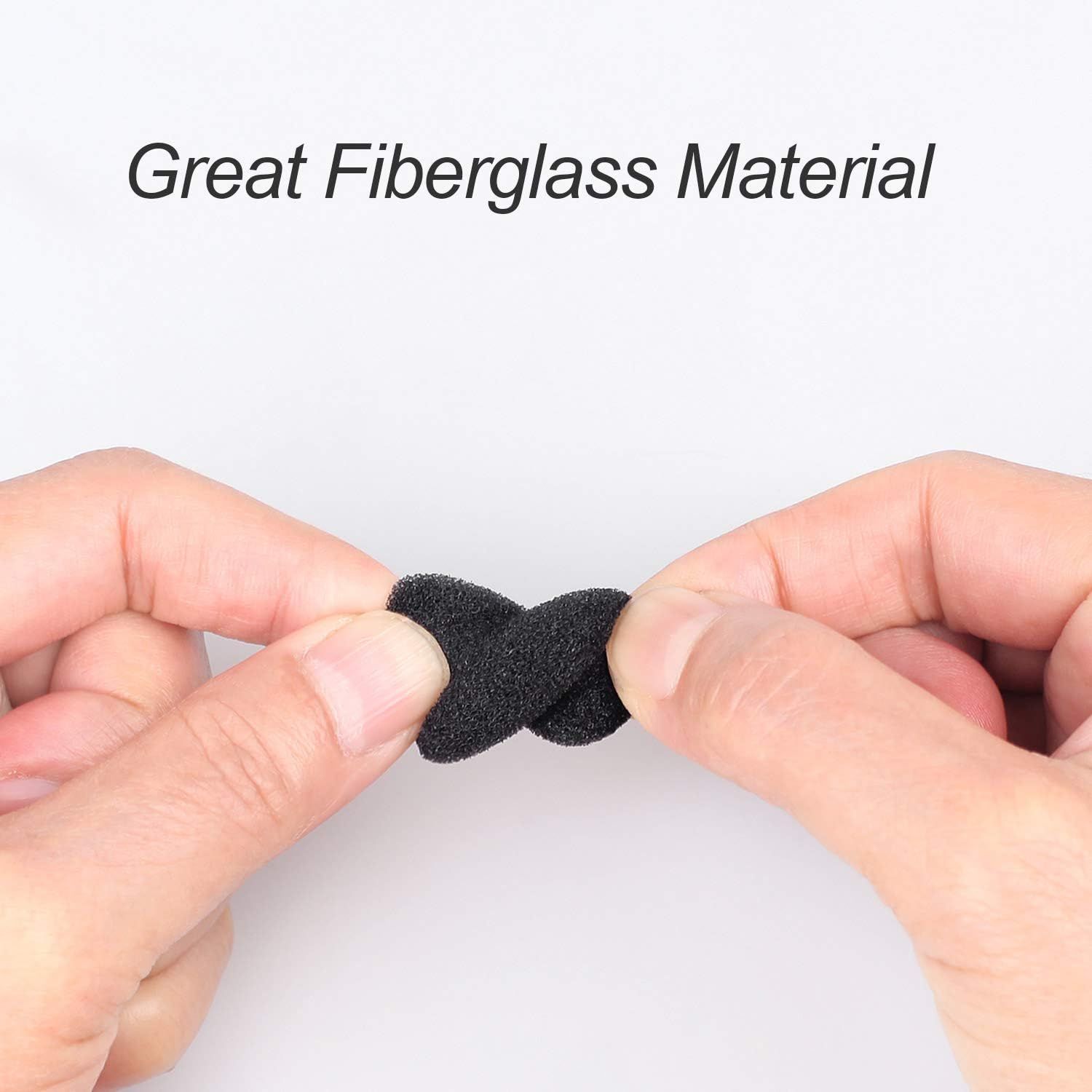 Highlights the durable fiberglass material construction of the product to reassure shoppers of its quality and strength.
