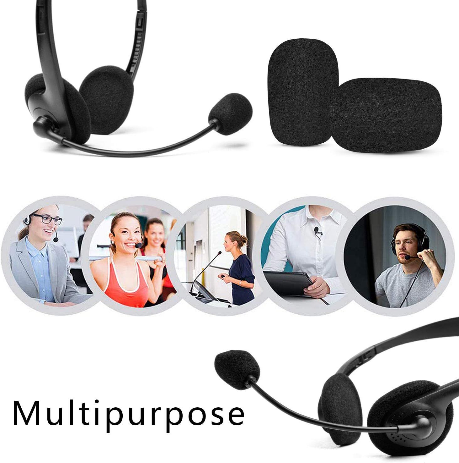 Demonstrates the versatility of the headset by showing it can be used across multiple environments including office work, fitness, presentations, professional settings, and casual use.