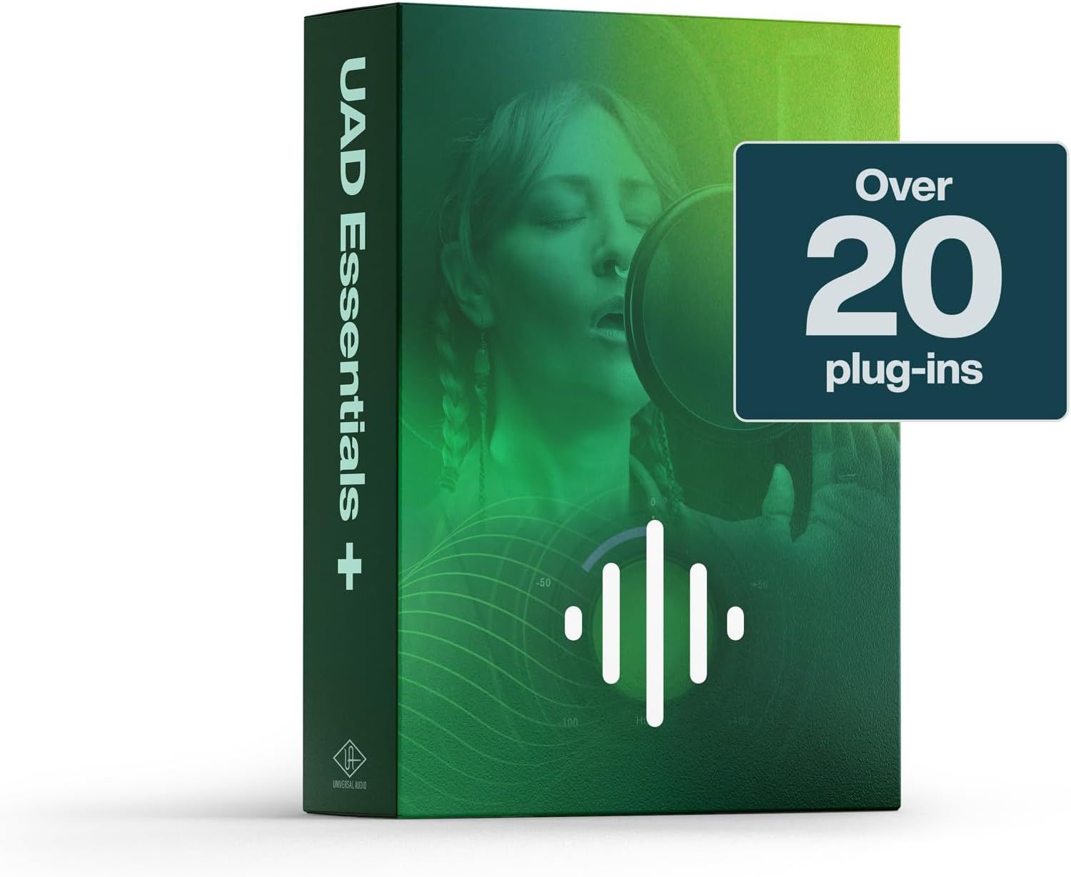 Communicates the quantity of software plug-ins included in the package to help shoppers understand the value and completeness of what they receive with purchase.
