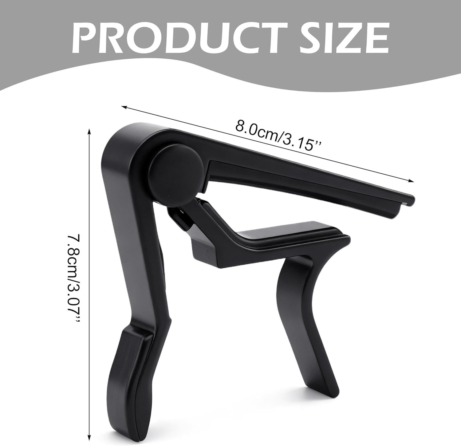 Communicates the exact physical dimensions of the product to help shoppers understand its size before purchase.