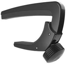 Shows the guitar capo in a clean, isolated view to help shoppers understand what the product looks like and its basic form factor without any text or feature callouts.