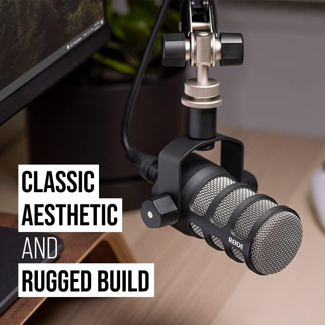 Communicates the microphone's premium design quality and durable construction to reassure shoppers that it combines professional aesthetics with long-lasting reliability.