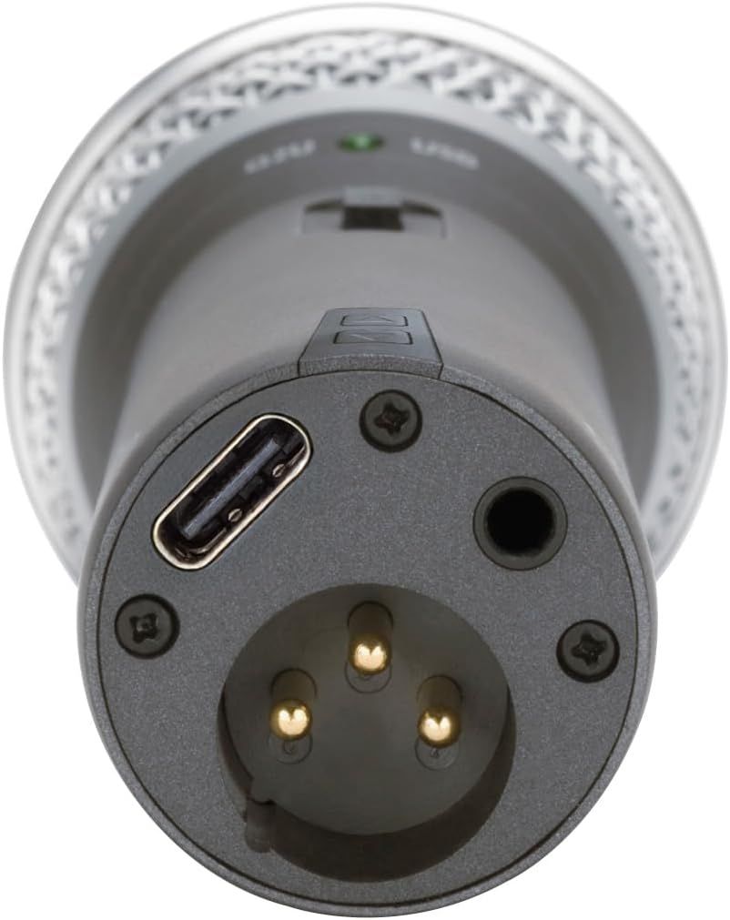Shows the physical components and port layout of the product, highlighting the USB port and three-prong plug configuration to help shoppers understand the connectivity options and plug type.
