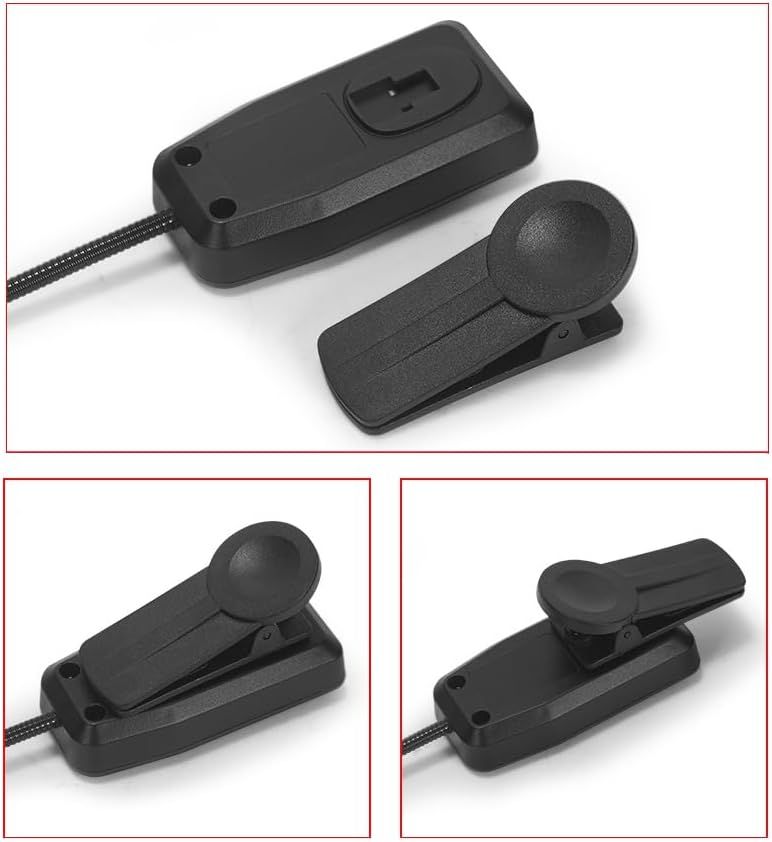 Demonstrates how to properly attach and position the two-piece sensor system, showing the open and closed states to help customers understand the installation and operation process.