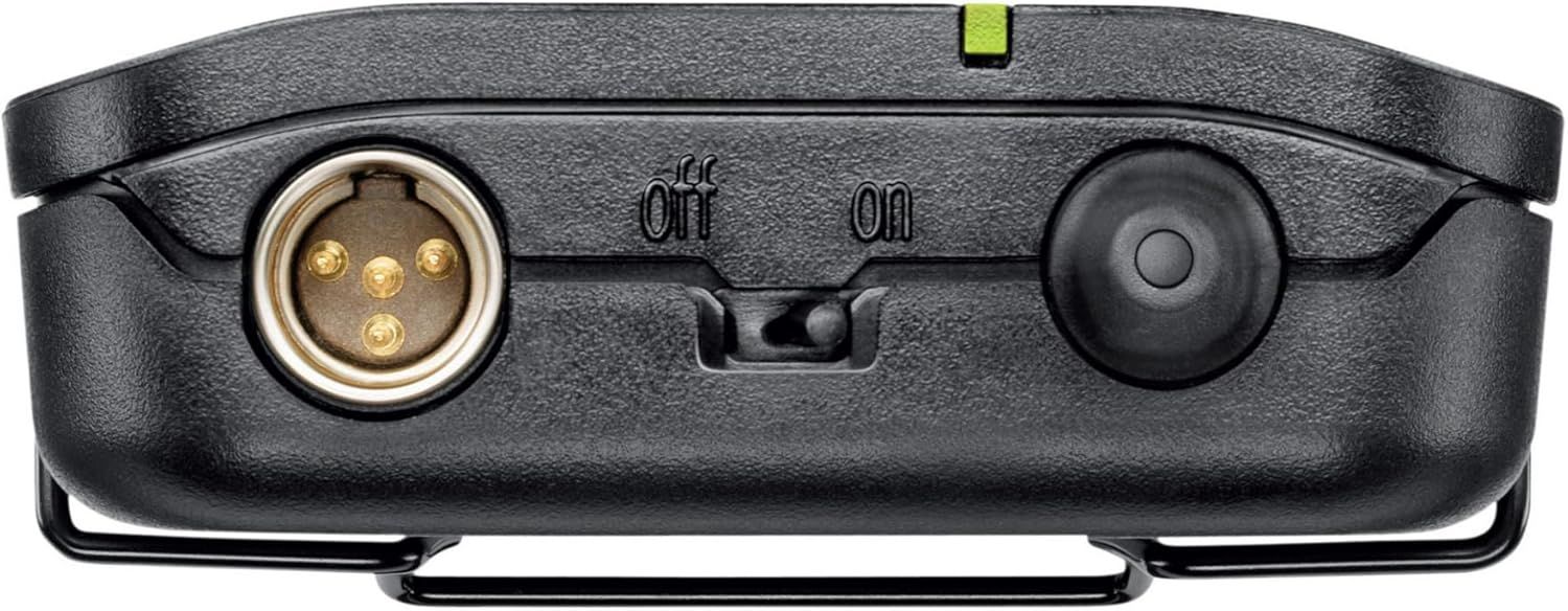 Highlights the key functional components and controls on the device, showing the connection port, on/off switch, and control button to help users understand the product's interface and operation.
