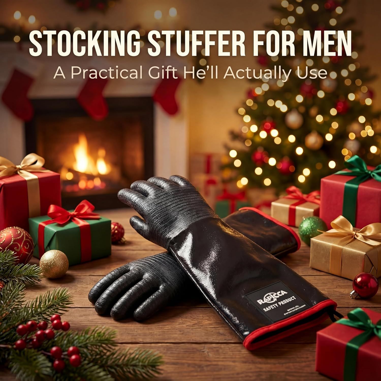 Positions the product as a practical Christmas stocking stuffer gift for men, making it relevant for holiday shopping and gifting.