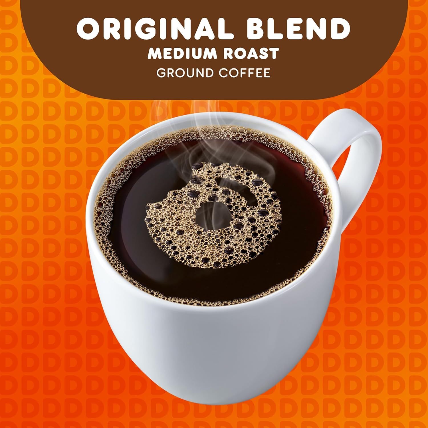 Communicates the specific coffee blend and roast level to help shoppers understand the flavor profile and product variant they are purchasing.