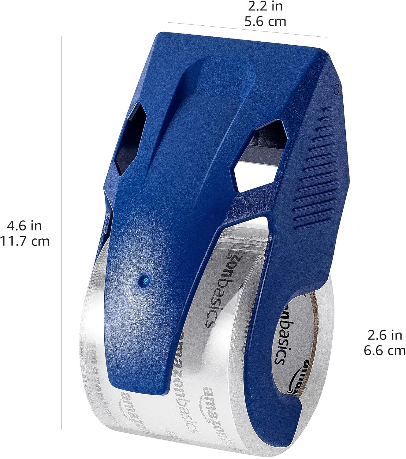 Communicates the exact physical dimensions of the product in both inches and centimeters to help shoppers understand its size before purchase.